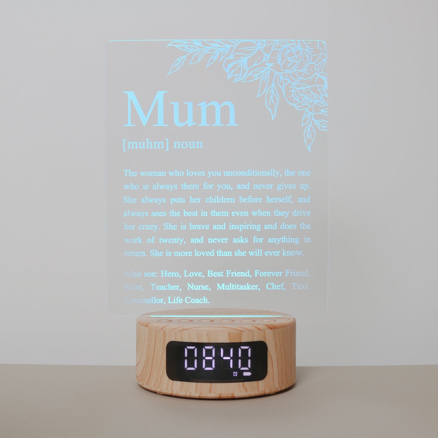 Mum Definition Lamp