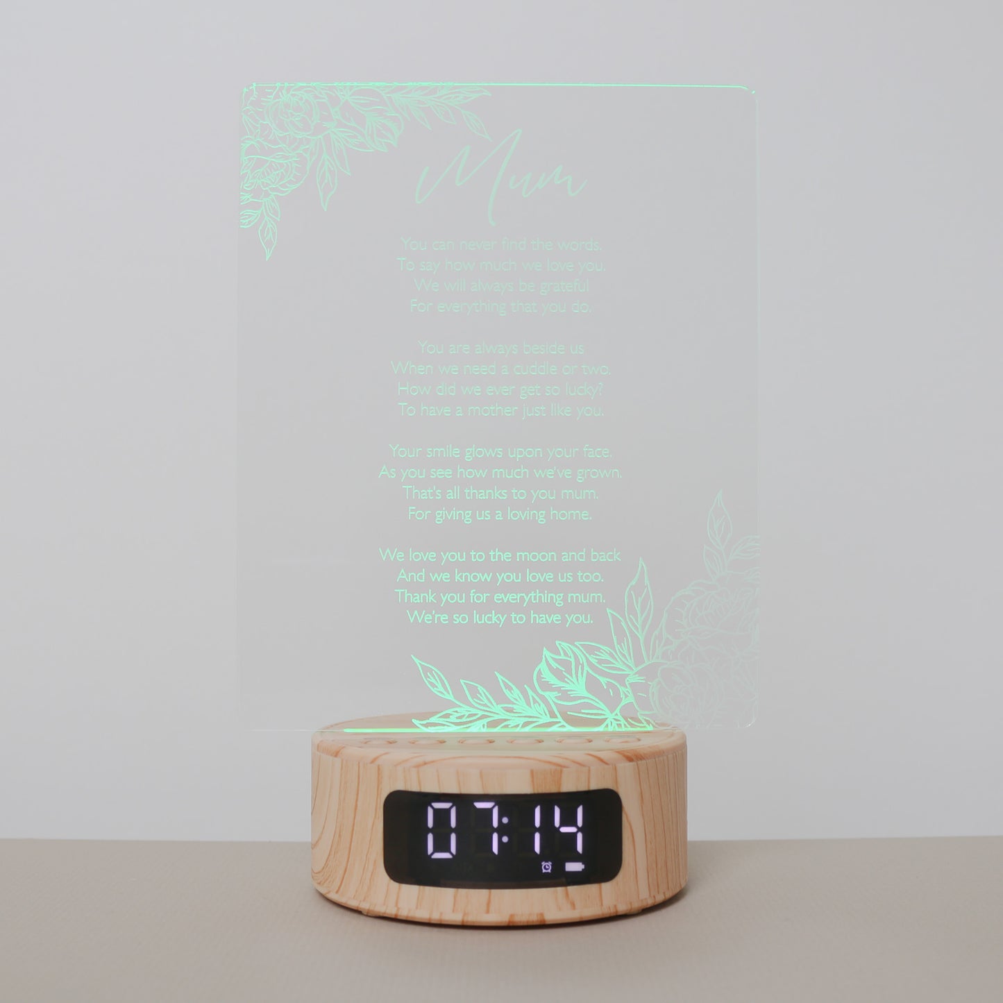 Mum Poem Lamp (You can never find the words...)