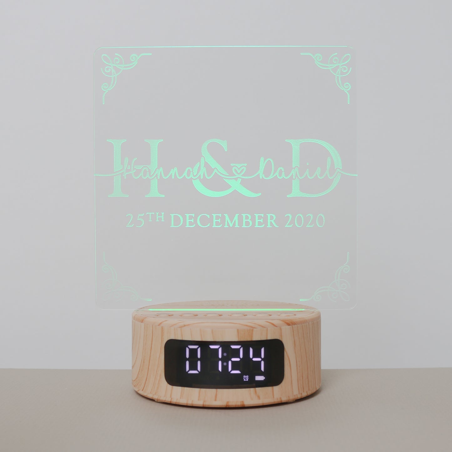 Couples Initials Lamp