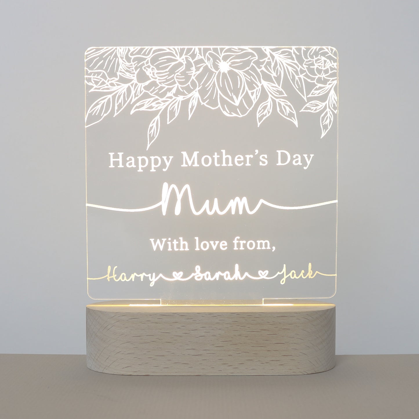 Happy Mother's Day Lamp