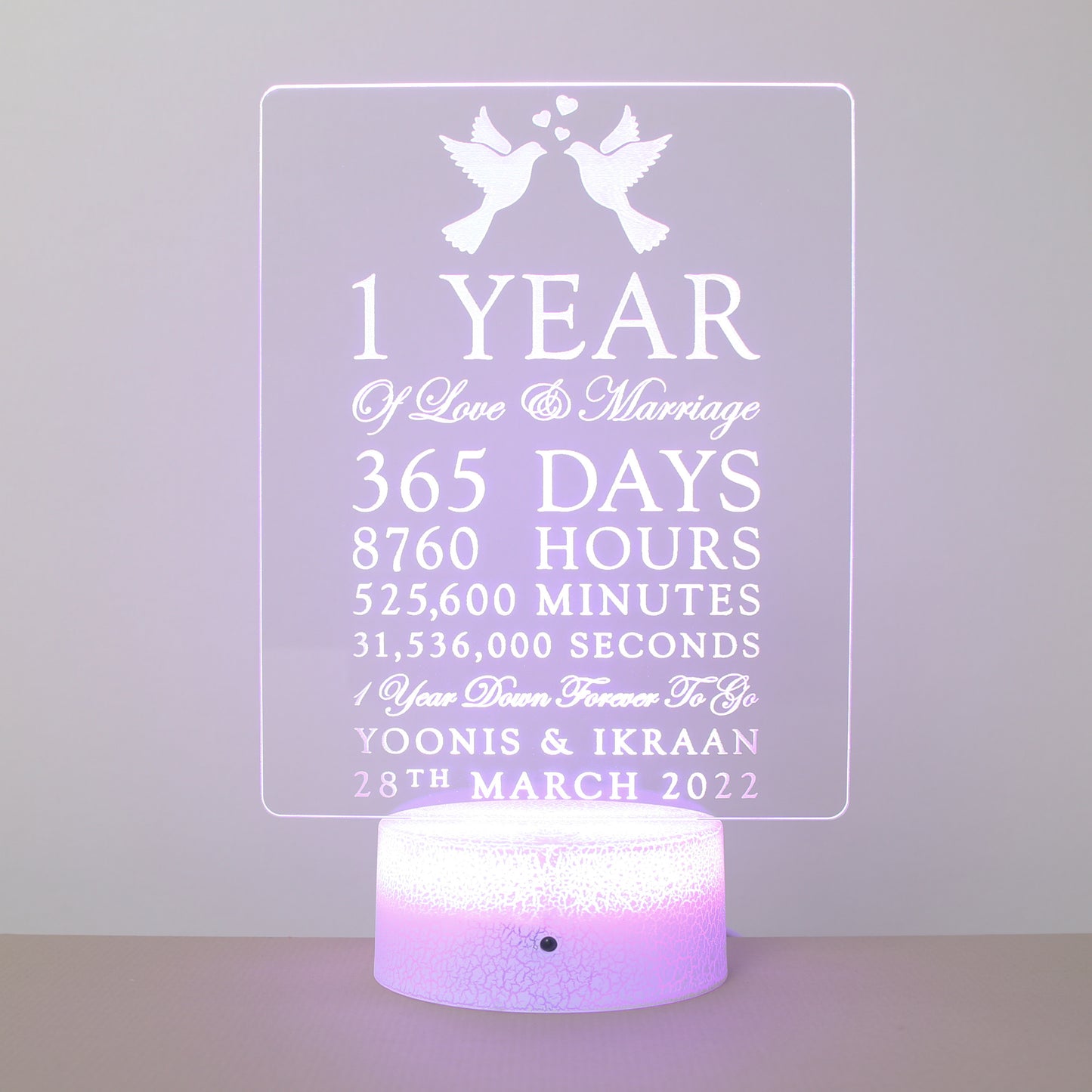 Anniversary Lamp