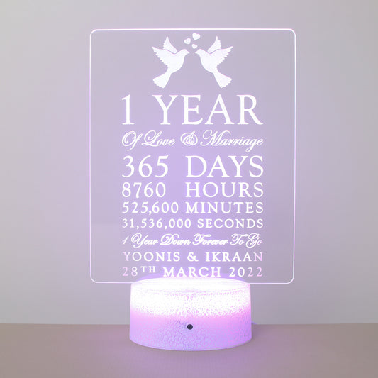 Anniversary Lamp